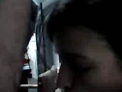 Latina sucking cuck