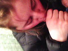 Girlfriend sucking cock.