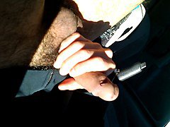 jerking off public