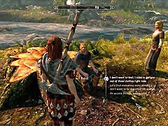 perils of escaped skyrim slavegirl 02