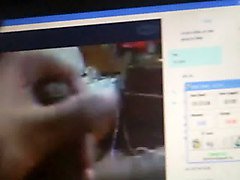 filipina lady in net cafe caught watching a guy masturbate