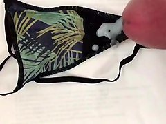 slow mo panty cumshot