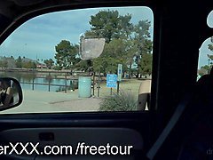 driverxxx - tiny teen rides cock for a drive home