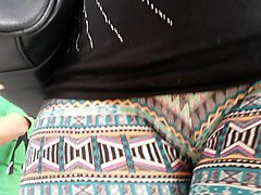 leggins coloridos paisana chuchona y nalgona rico culo