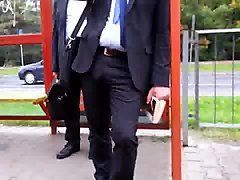 str8 businessmen bulge 