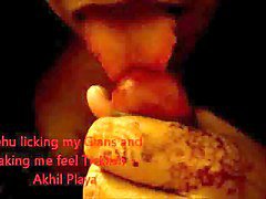nehu licking my glans -- akhil