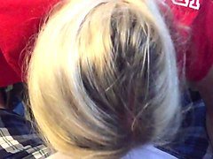 wife blowing