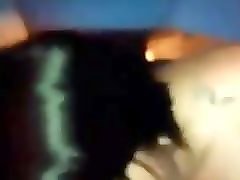 white whore choking on bbc