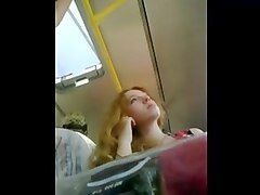 Upskirt Zug Rothaarig 