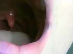 cora's huge throat flexing
