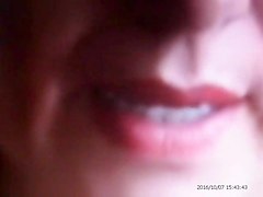 a friend of my mom and her sexy lips! amateur!